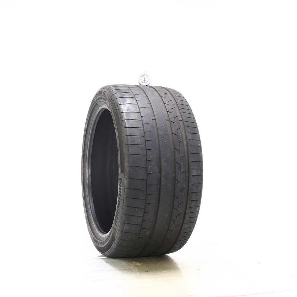 Set of (2) Used 285/35ZR19 Continental SportContact 6 103Y - 7-8/32 - Image 1