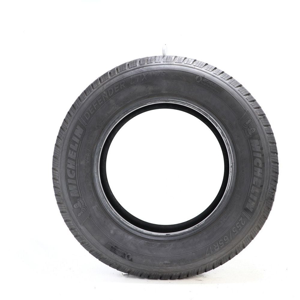 Set of (2) Used 255/65R17 Michelin Defender LTX M/S 110T - 8.5/32 - Image 3