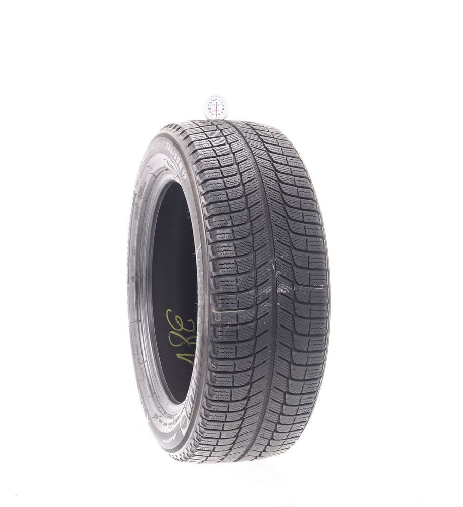 Set of (2) Used 225/55R17 Michelin X-Ice Xi3 101H - 7-8/32 - Image 1