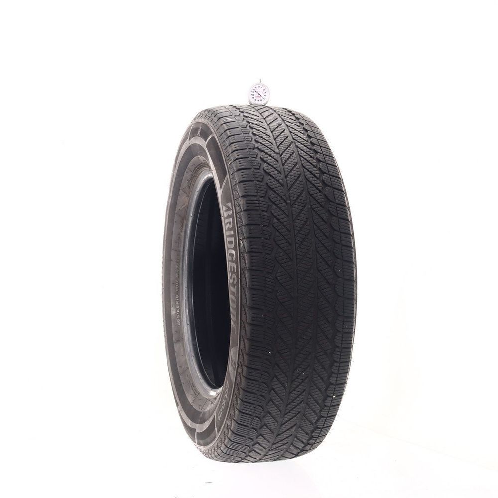 Set of (2) Used 255/65R18 Bridgestone WeatherPeak 111H - 5-6/32 - Image 1