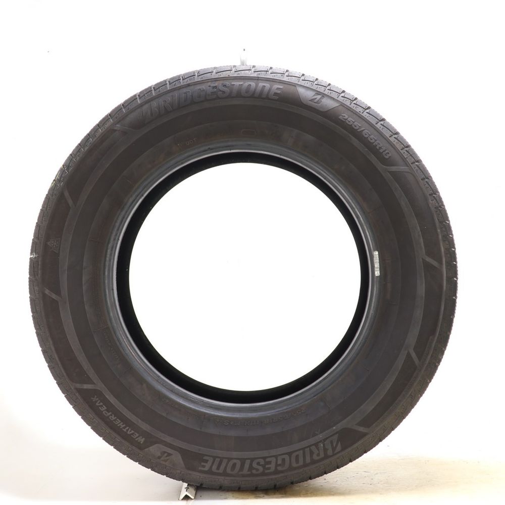 Set of (2) Used 255/65R18 Bridgestone WeatherPeak 111H - 5-6/32 - Image 6