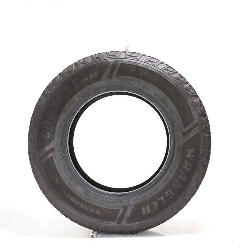 Set of (2) Used LT 225/75R16 Goodyear Wrangler Workhorse HT 115/112R E - 9.5-11/32 - Image 4