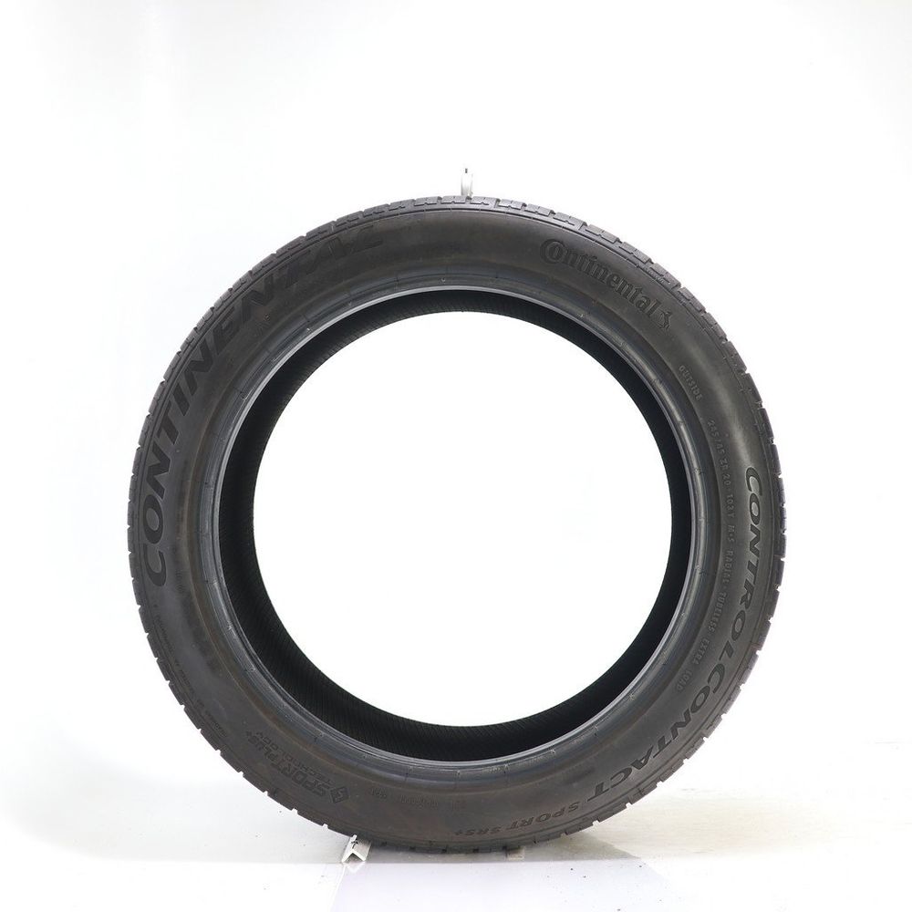 Set of (2) Used 245/45ZR20 Continental ControlContact Sport SRS Plus 103Y - 5.5-6/32 - Image 3