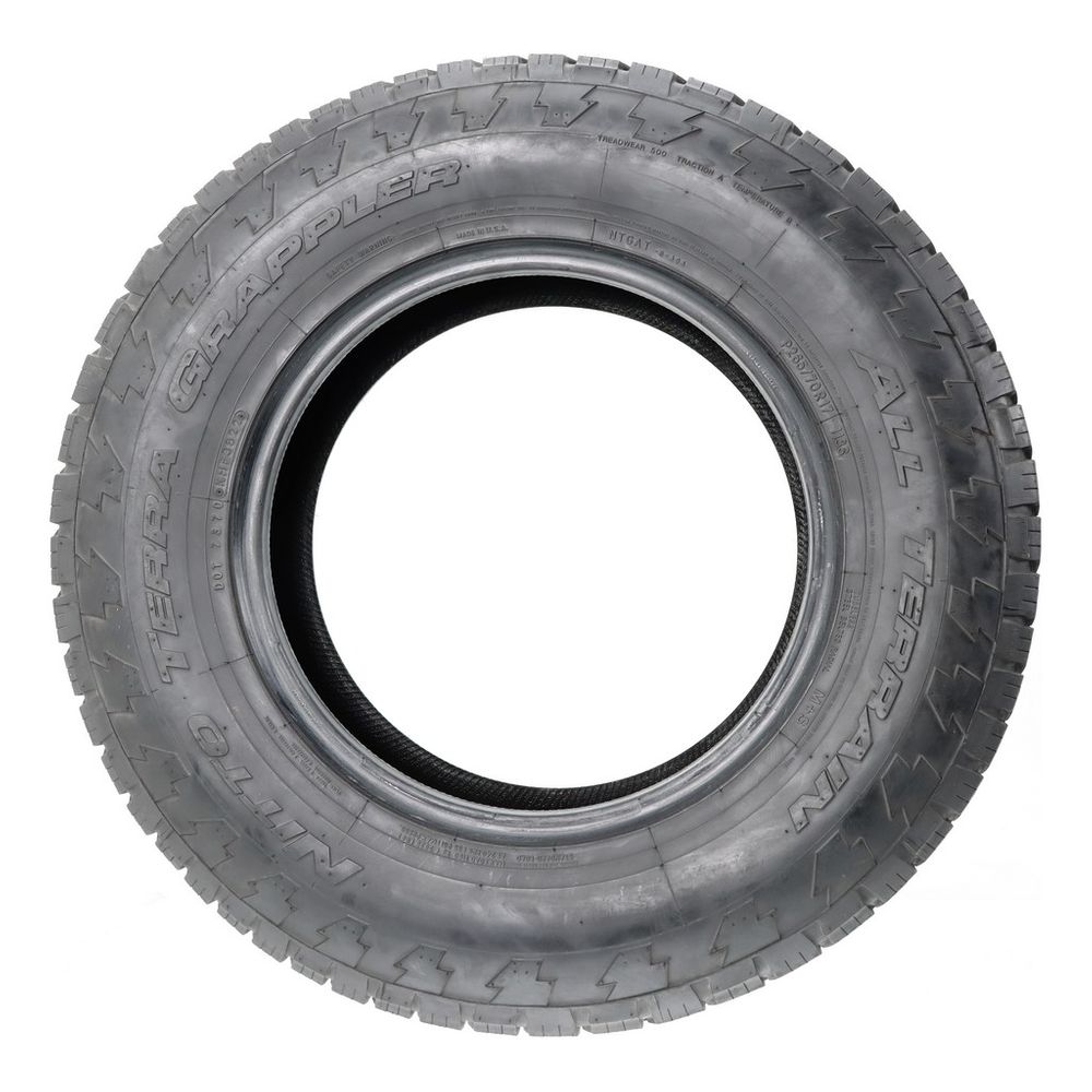 Set of (2) Used 265/70R17 Nitto Terra Grappler All-Terrain 113S - 9-10.5/32 - Image 3