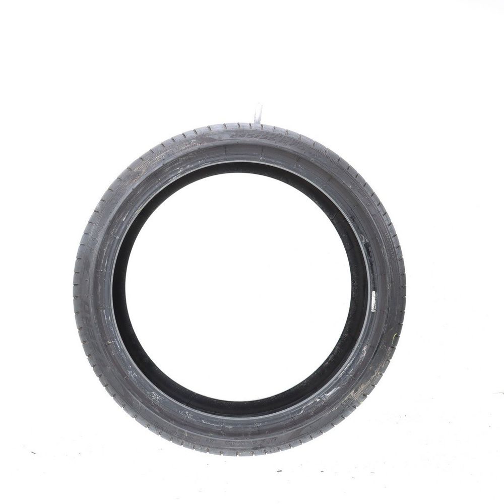 Set of (2) Used 245/35R20 Pirelli P Zero PZ4 MOE Run Flat 95Y - 8/32 - Image 3