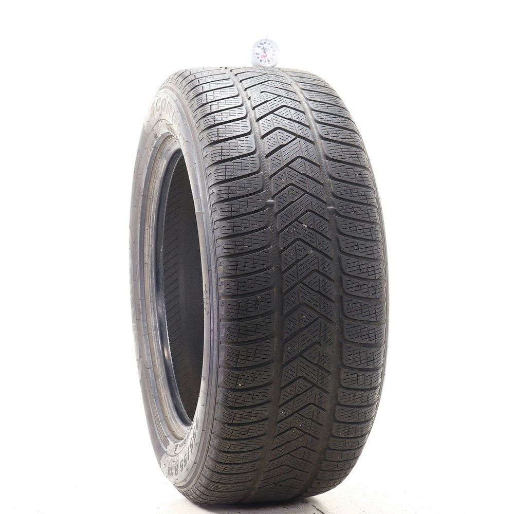 Set of (4) Used 255/55R18 Pirelli Scorpion Winter NO 105V - 5-6/32 - Image 4