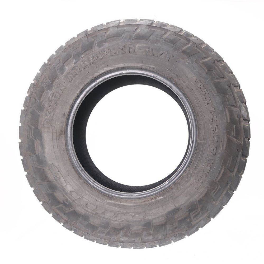 Set of (2) Used LT 35X12.5R17 Nitto Recon Grappler A/T 125R E - 7.5/32 - Image 3