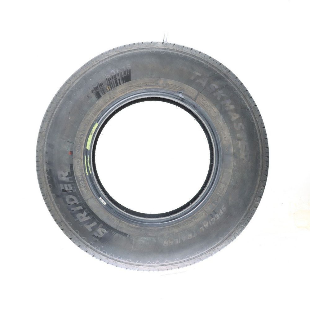 Set of (2) Used ST 235/80R16 Taskmaster Strider Trailer Tire 124/120N E - 10/32 - Image 3