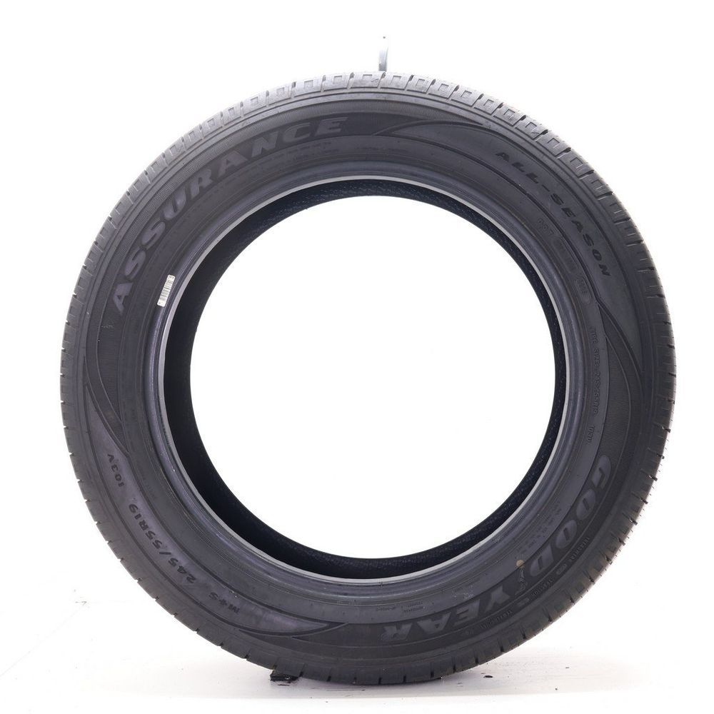 Set of (2) Used 245/55R19 Goodyear Assurance All-Season 103V - 7.5-9/32 - Image 6