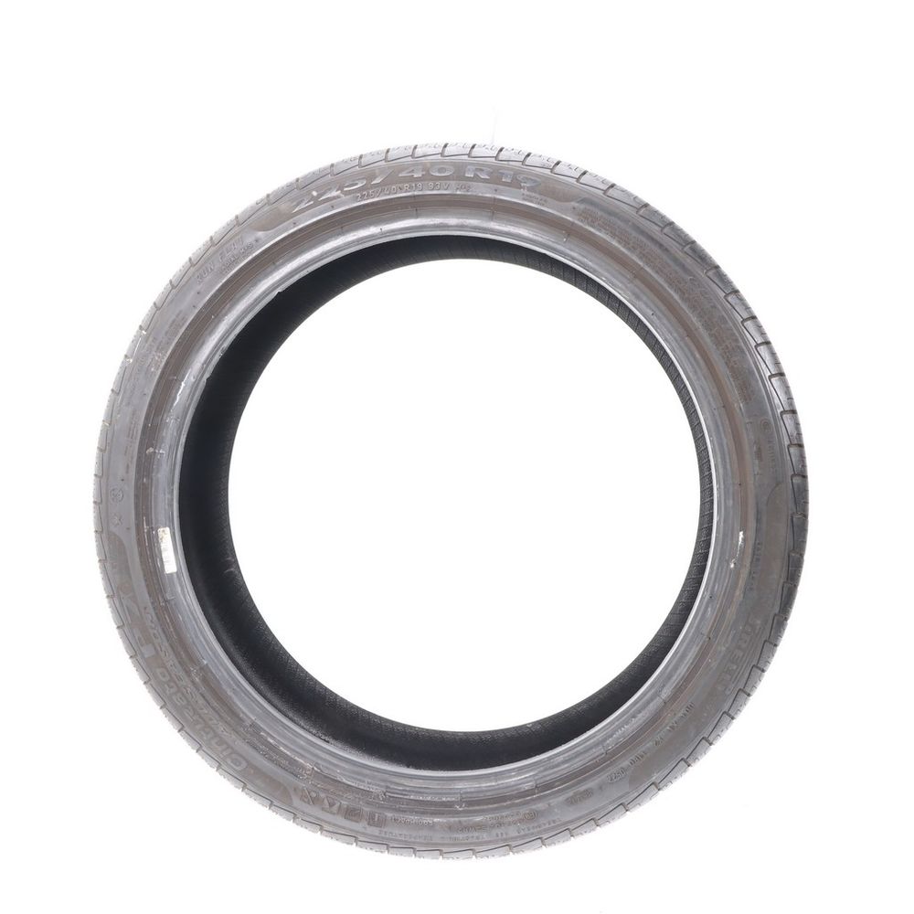 Set of (2) Used P 225/40R19 Pirelli Cinturato P7 Run Flat 93V - 7/32 - Image 3