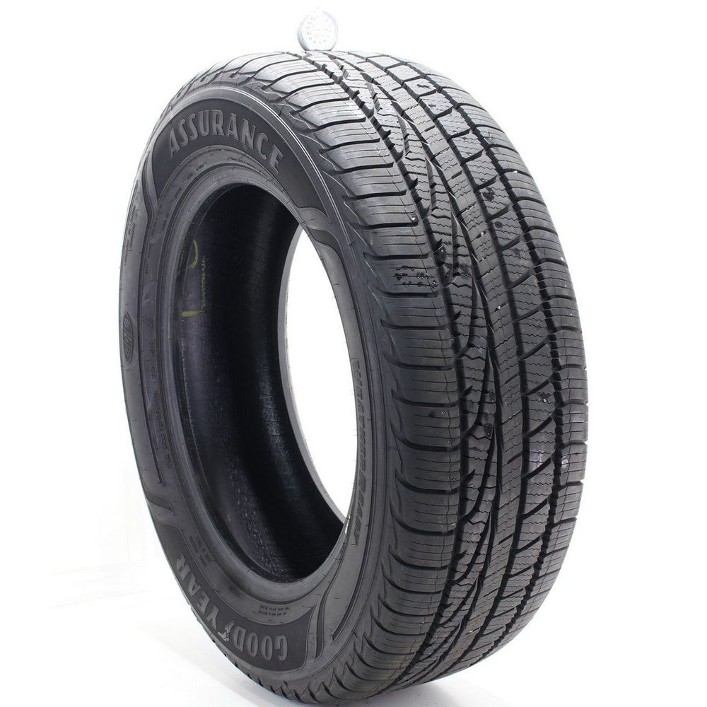 Set of (2) Used 255/60R19 Goodyear Assurance WeatherReady 109H - 10.5-11/32 - Image 1