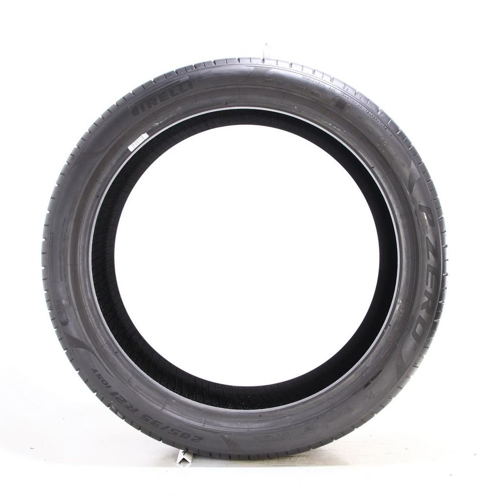 Set of (2) Used 285/35R21 Pirelli P Zero PZ4 Seal Inside 105Y - 6-6.5/32 - Image 3