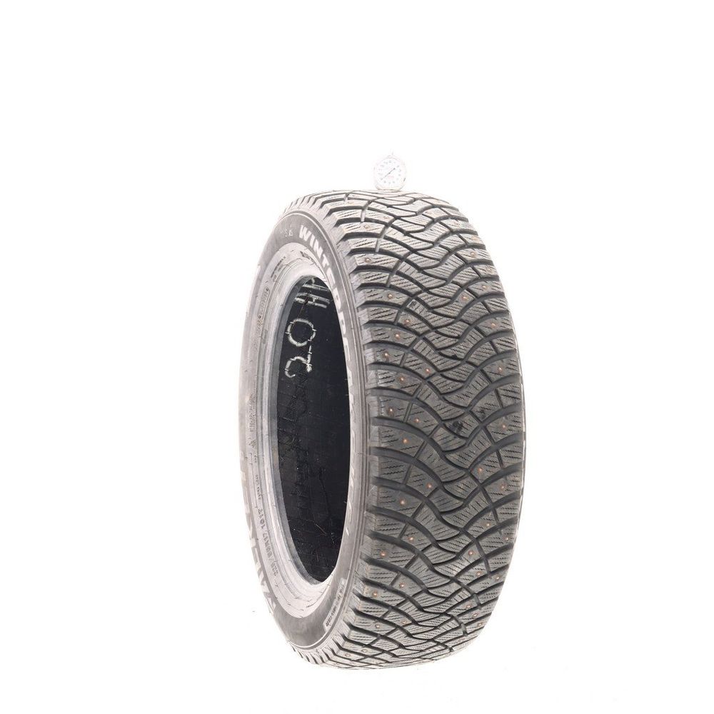Set of (2) Used 225/55R17 Falken Winterpeak F-Ice 1 Studded 101T - 8.5/32 - Image 1