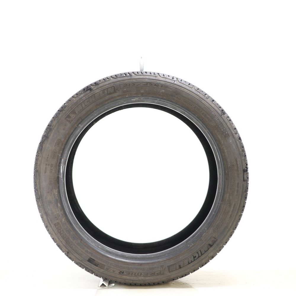 Set of (2) Used 215/45R17 Michelin Premier AS 87V - 6.5-8/32 - Image 3