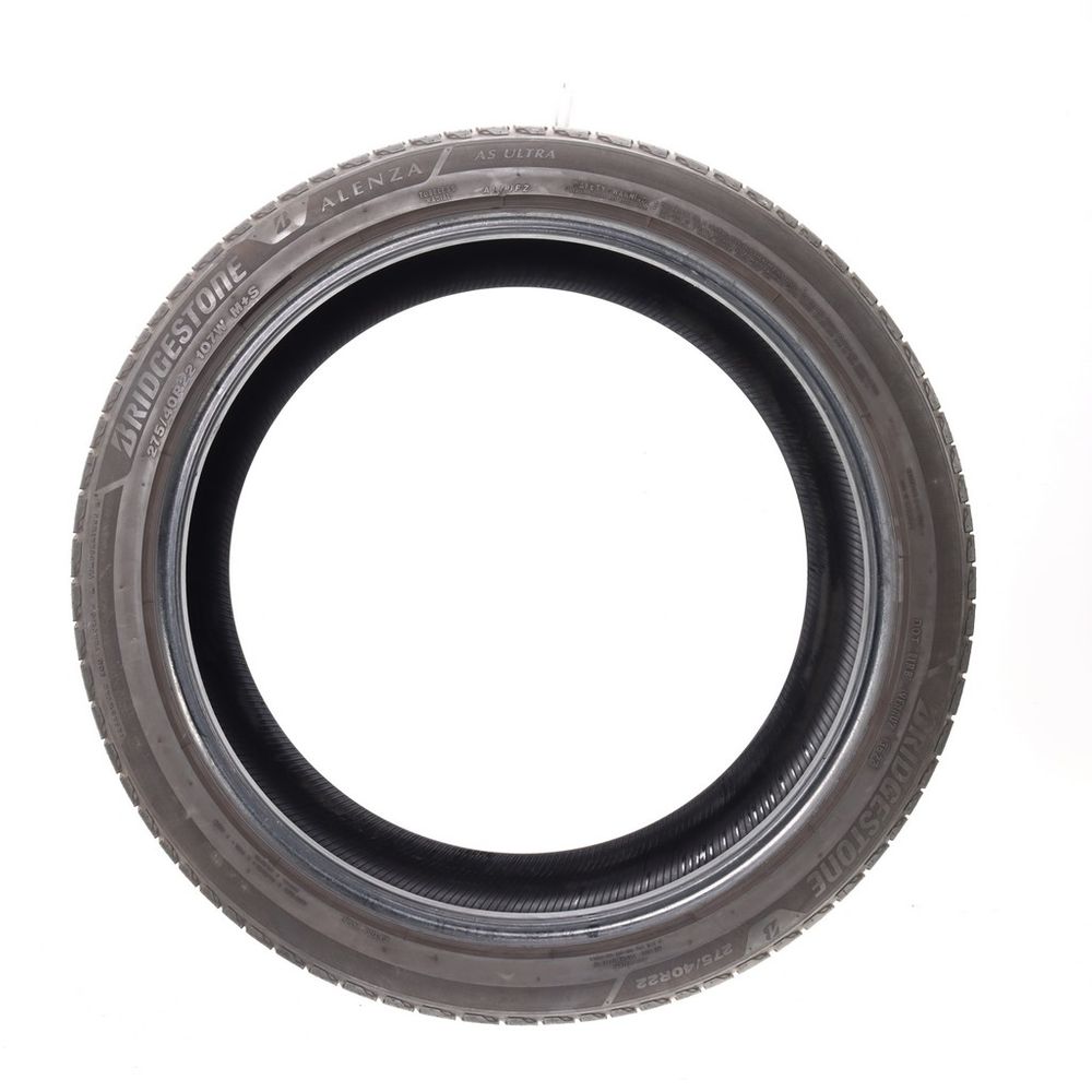 Used 275/40R22 Bridgestone Alenza AS Ultra 107W - 5.5/32 - Image 3