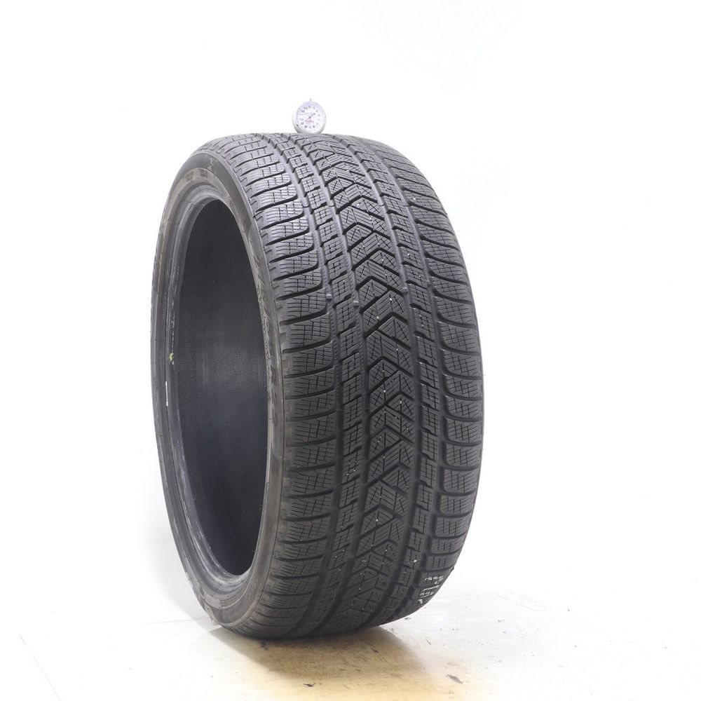 Set of (2) Used 275/35R22 Pirelli Scorpion Winter 104V - 9/32 - Image 1