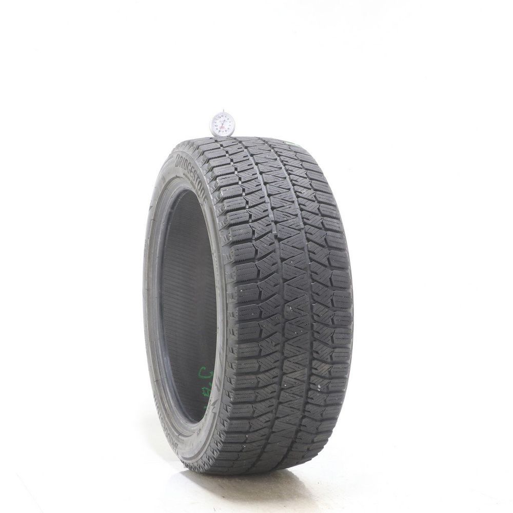 Set of (2) Used 245/45R18 Bridgestone Blizzak WS90 Studless 100H - 8-9/32 - Image 1