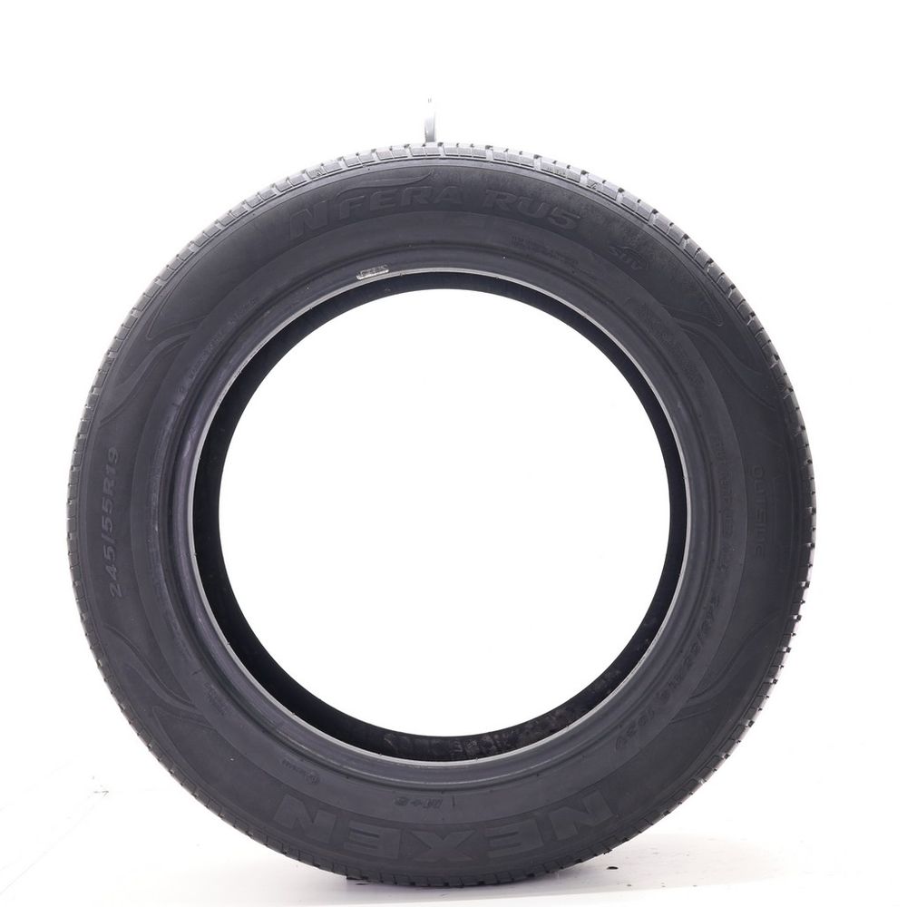 Set of (2) Used 245/55R19 Nexen N'Fera RU5 SUV 103V - 6.5-7/32 - Image 3