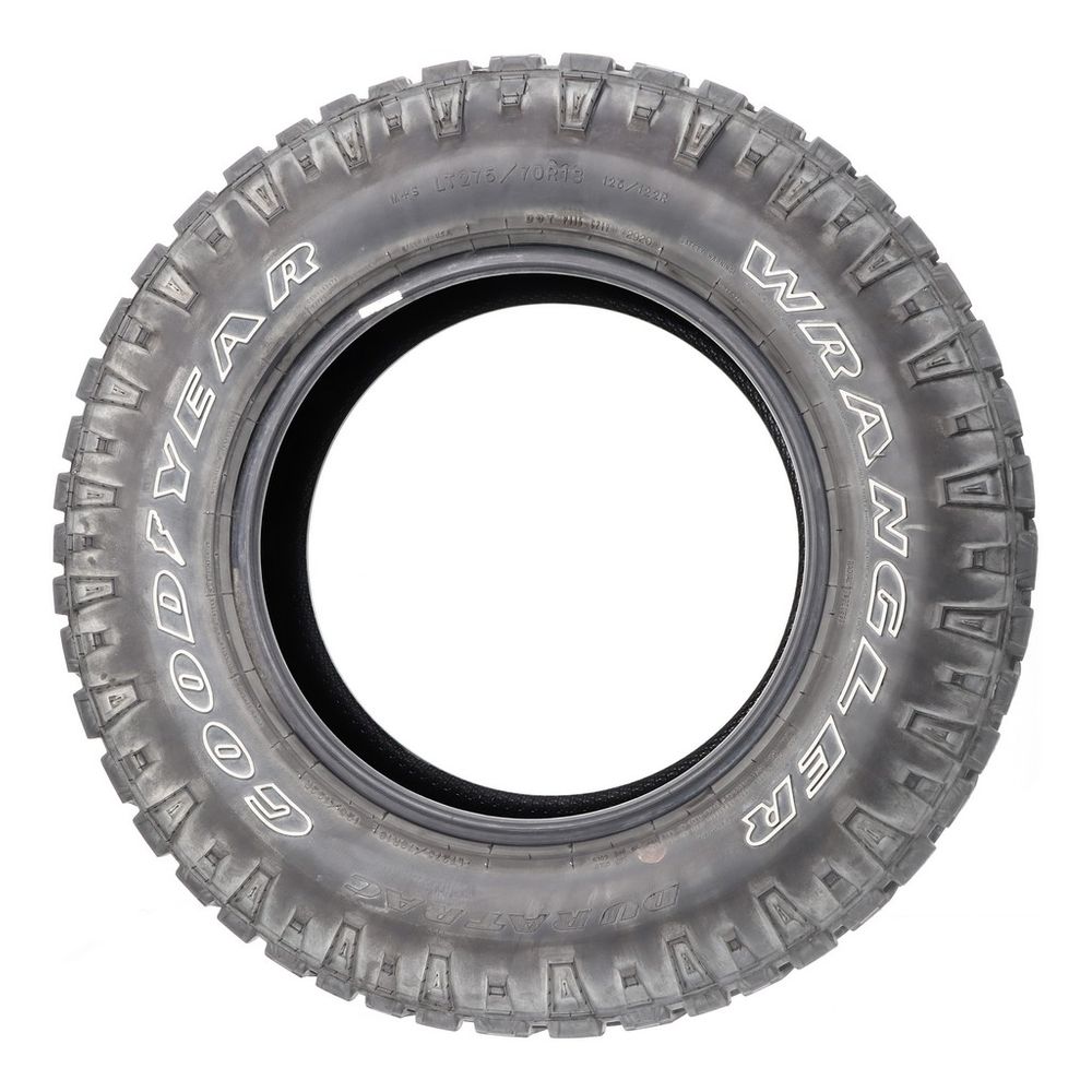 Set of (2) Used LT 275/70R18 Goodyear Wrangler Duratrac 125/122R E - 14-14.5/32 - Image 3