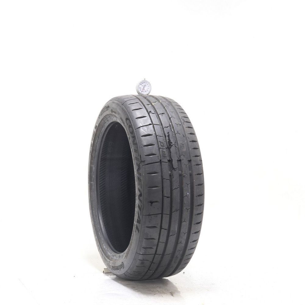 Set of (2) Used 205/45ZR17 Continental ExtremeContact Sport 02 88W - 8-9/32 - Image 1