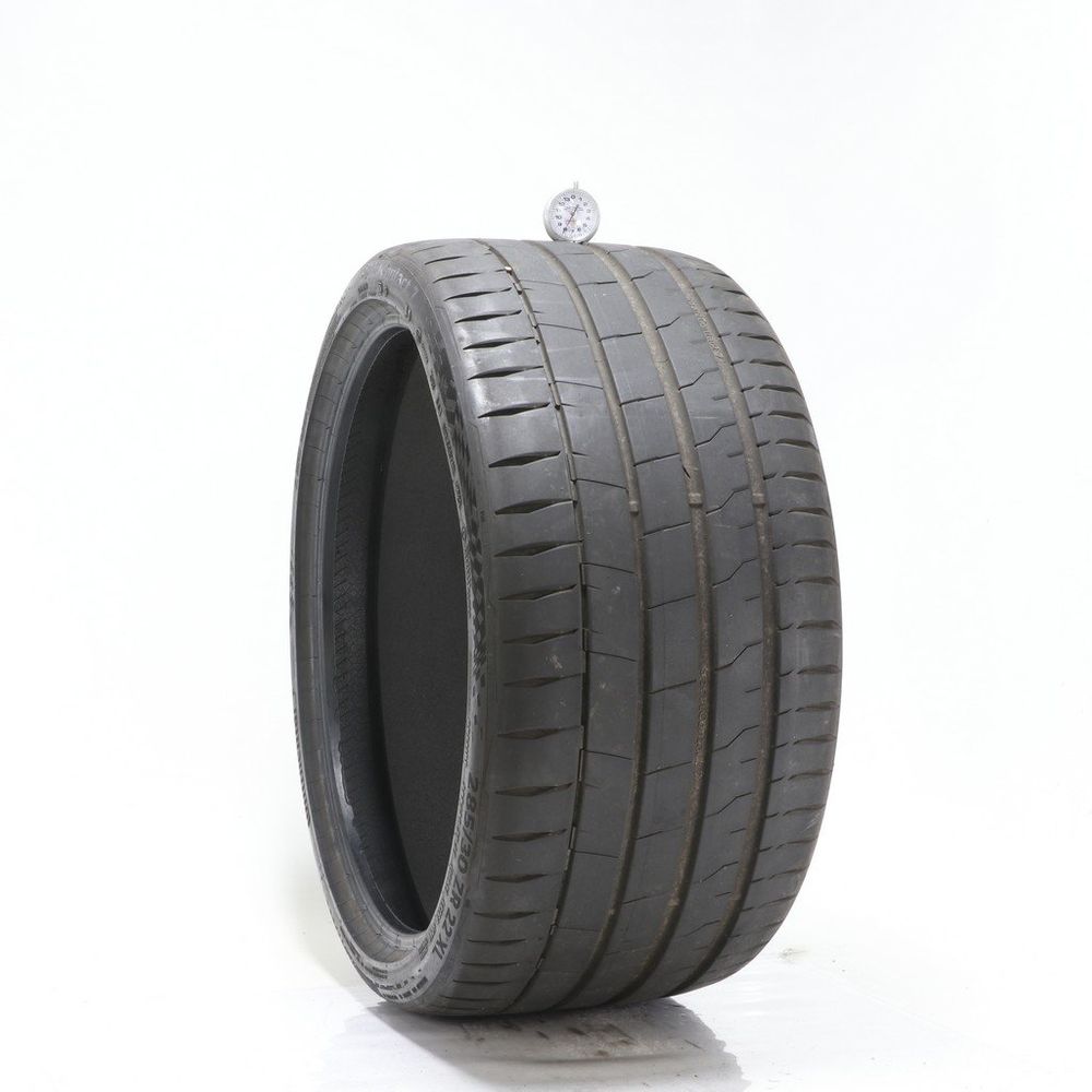 Set of (4) Used 285/30ZR22 Continental SportContact 7 AO ContiSilent 101Y - 8/32 - Image 1