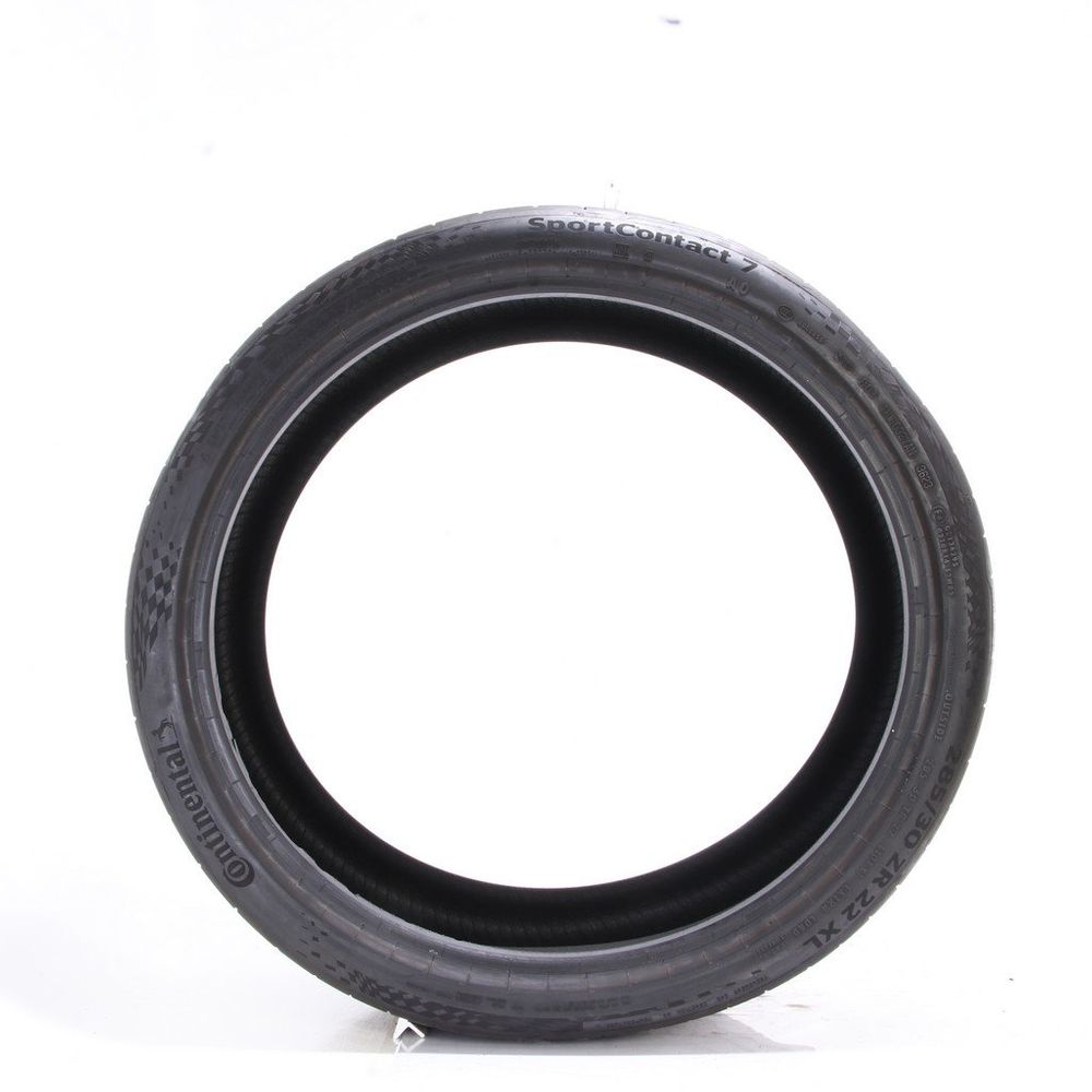 Set of (4) Used 285/30ZR22 Continental SportContact 7 AO ContiSilent 101Y - 8/32 - Image 3