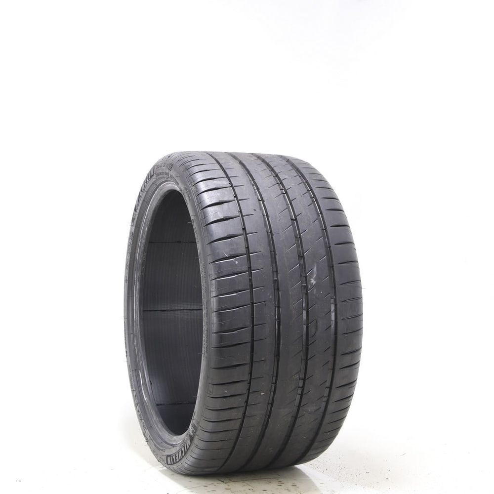 Set of (2) Driven Once 295/30ZR20 Michelin Pilot Sport 4 S NO 101Y - 9.5/32 - Image 1