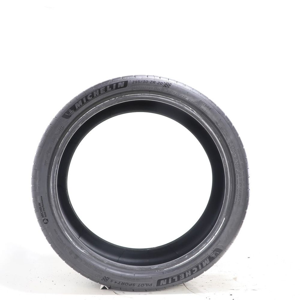 Set of (2) Driven Once 295/30ZR20 Michelin Pilot Sport 4 S NO 101Y - 9.5/32 - Image 3