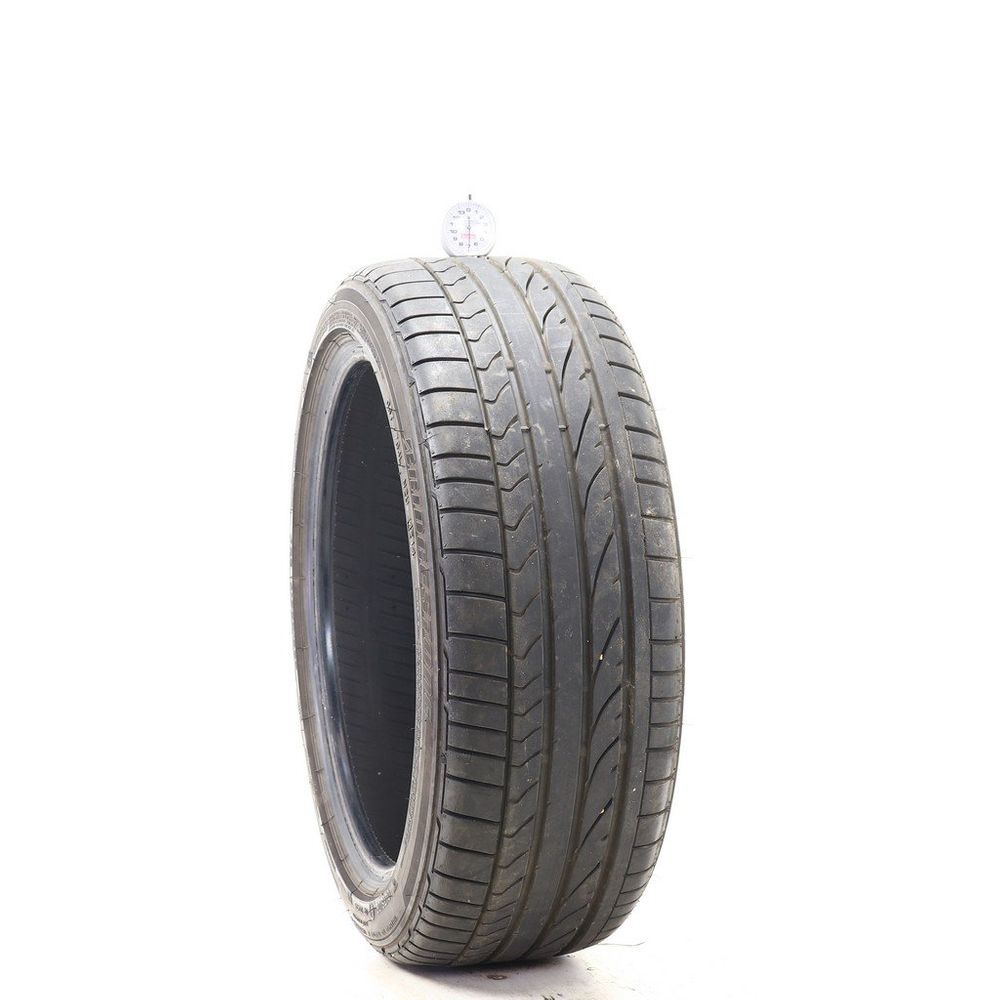 Set of (2) Used 205/45R17 Bridgestone Potenza RE050A RFT 84V - 7/32 - Image 1