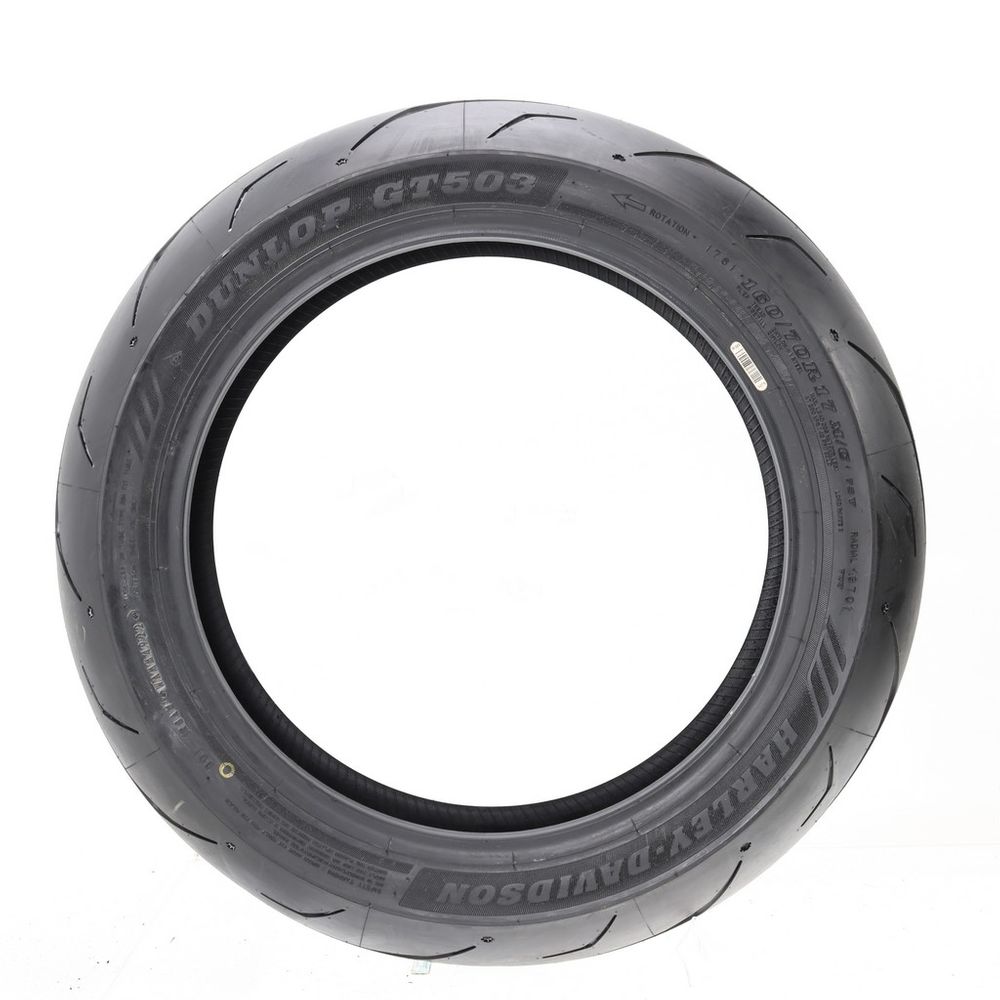 New 160/70R17 Dunlop GT503 Harley Davidson M/C 73V - Image 3