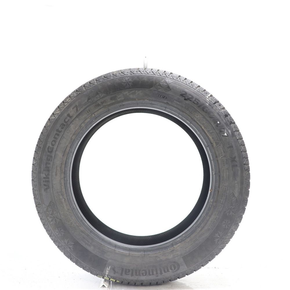 Set of (2) Used 225/60R17 Continental VikingContact 7 103T - 7.5/32 - Image 3