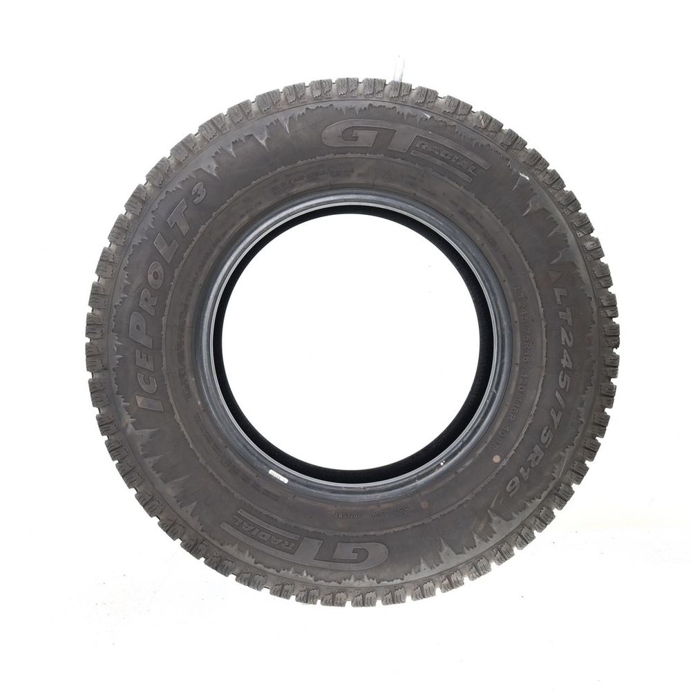 Used LT 245/75R16 GT Radial IcePro LT 3 Studded 120/116R E - 7/32 - Image 3
