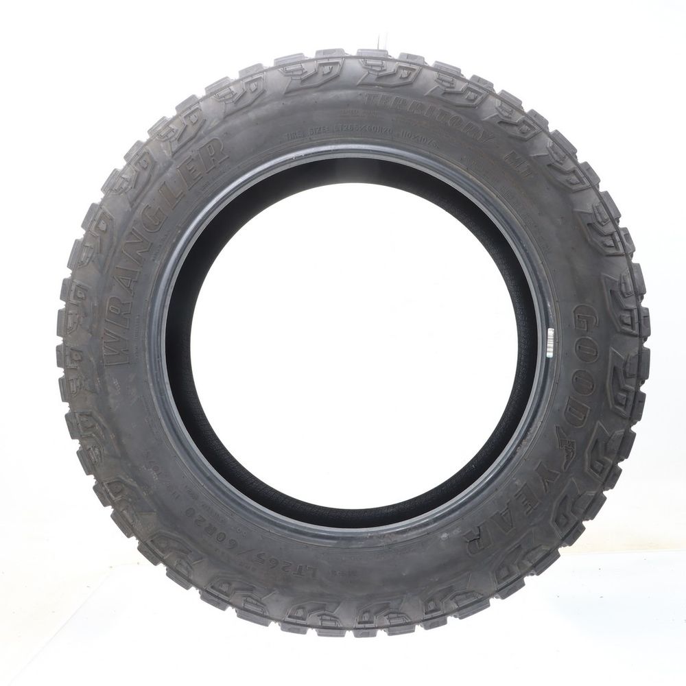 Set of (2) Used LT 265/60R20 Goodyear Wrangler Territory MT 110/107S C - 12-13/32 - Image 3