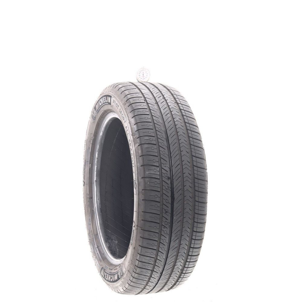 Set of (4) Used 225/55ZR19 Michelin Pilot Sport All Season 4 103Y - 6.5-7/32 - Image 1