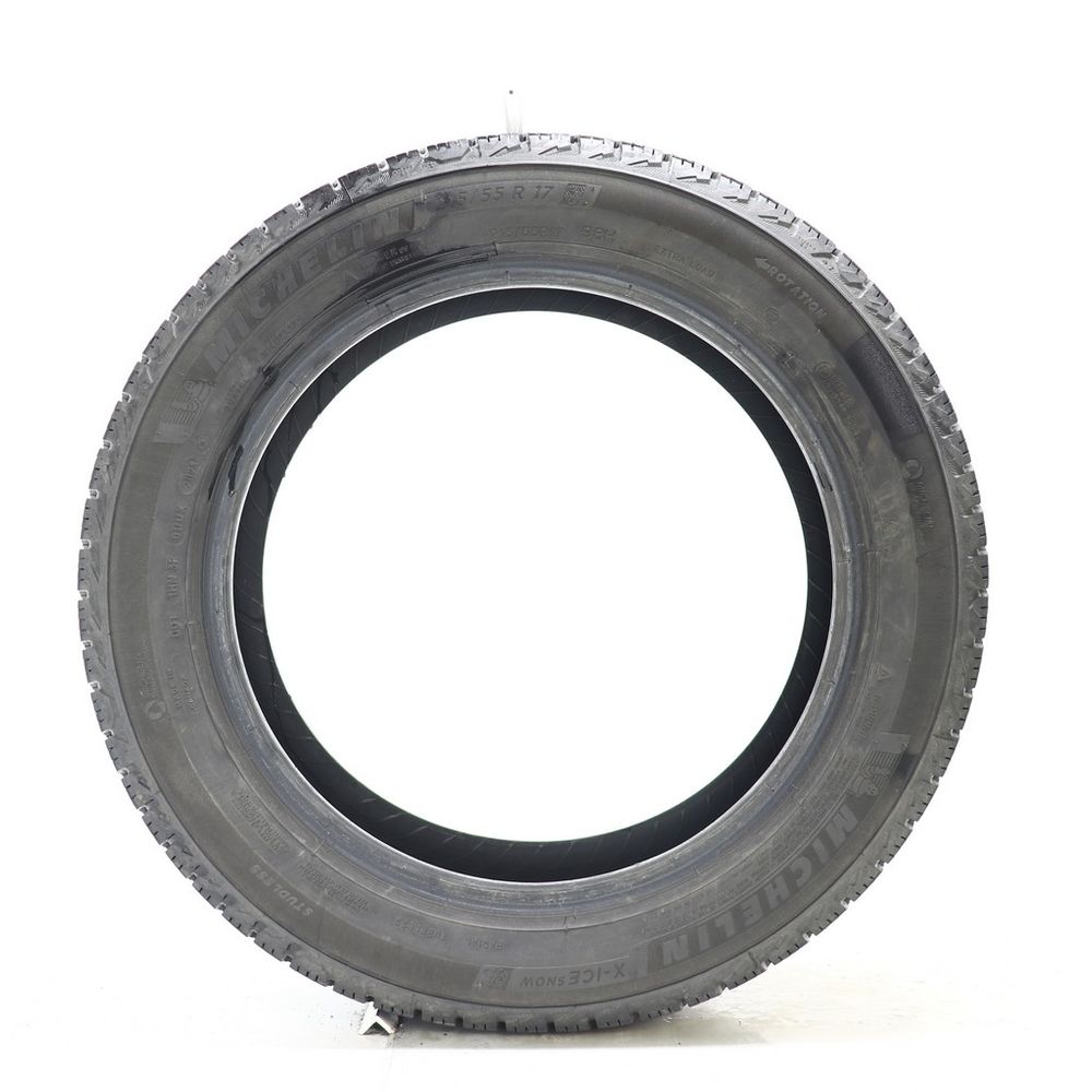 Set of (2) Used 215/55R17 Michelin X-Ice Snow 98H - 8/32 - Image 3