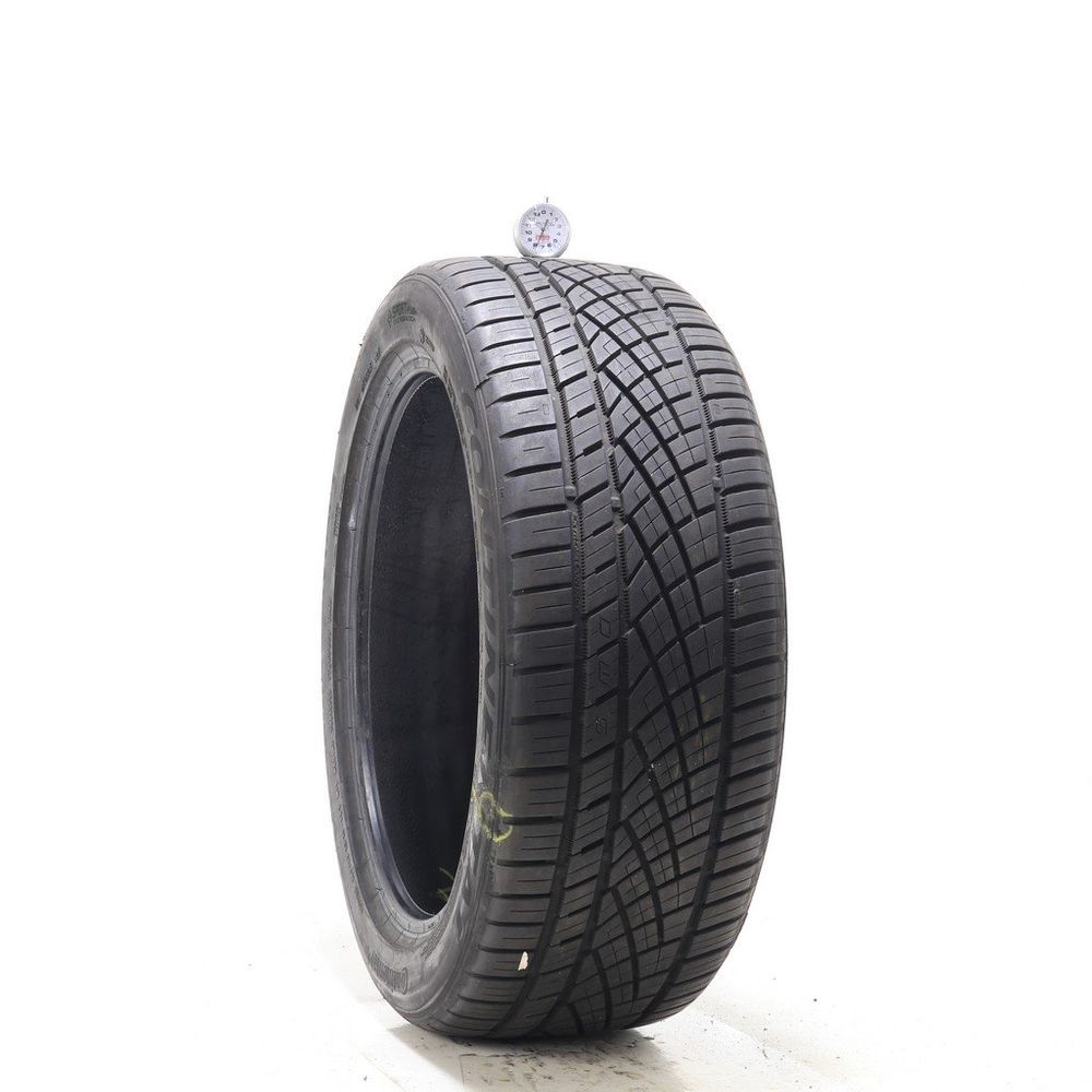 Set of (2) Used 245/45ZR19 Continental ExtremeContact DWS06 Plus 98Y - 7.5-8/32 - Image 1