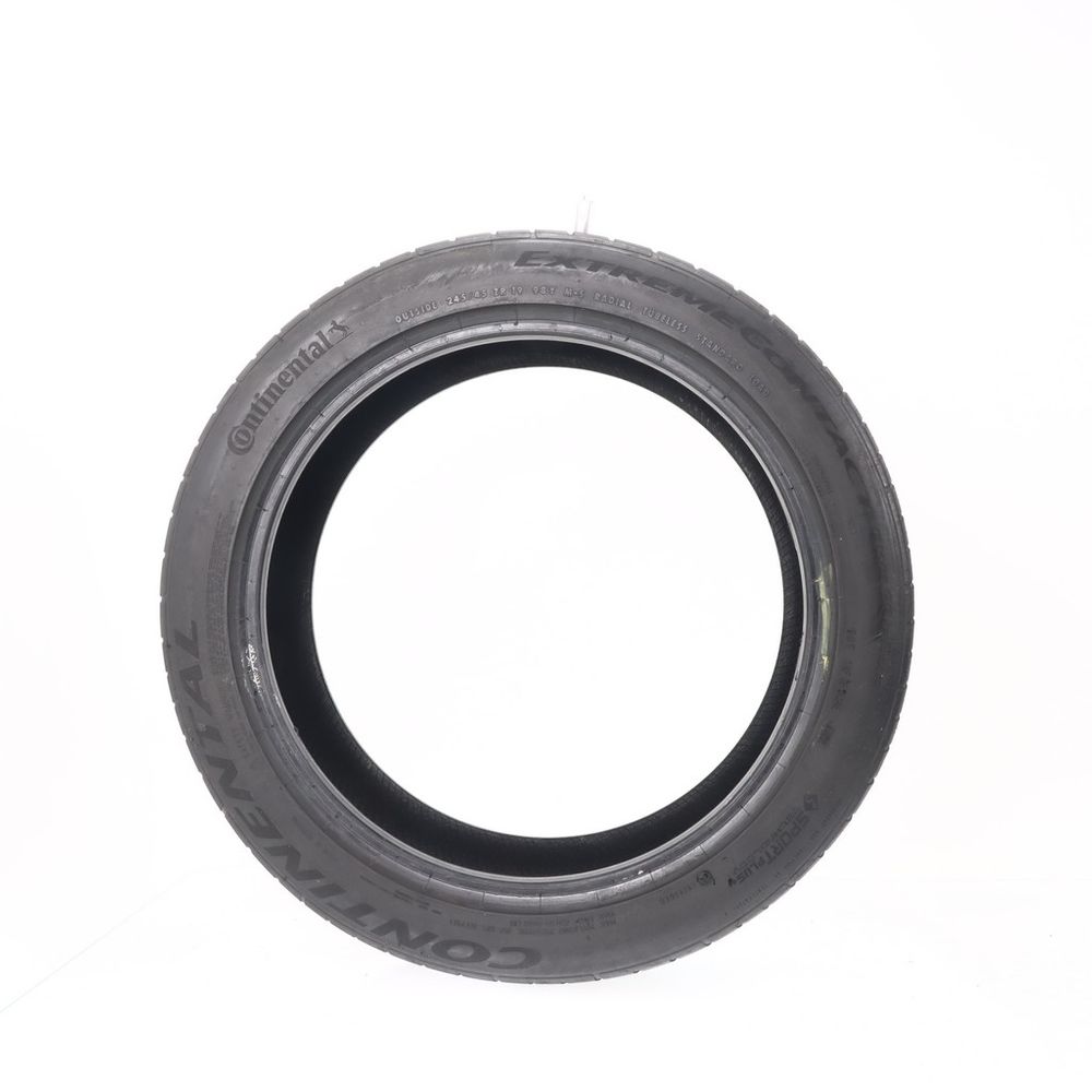 Set of (2) Used 245/45ZR19 Continental ExtremeContact DWS06 Plus 98Y - 7.5-8/32 - Image 6