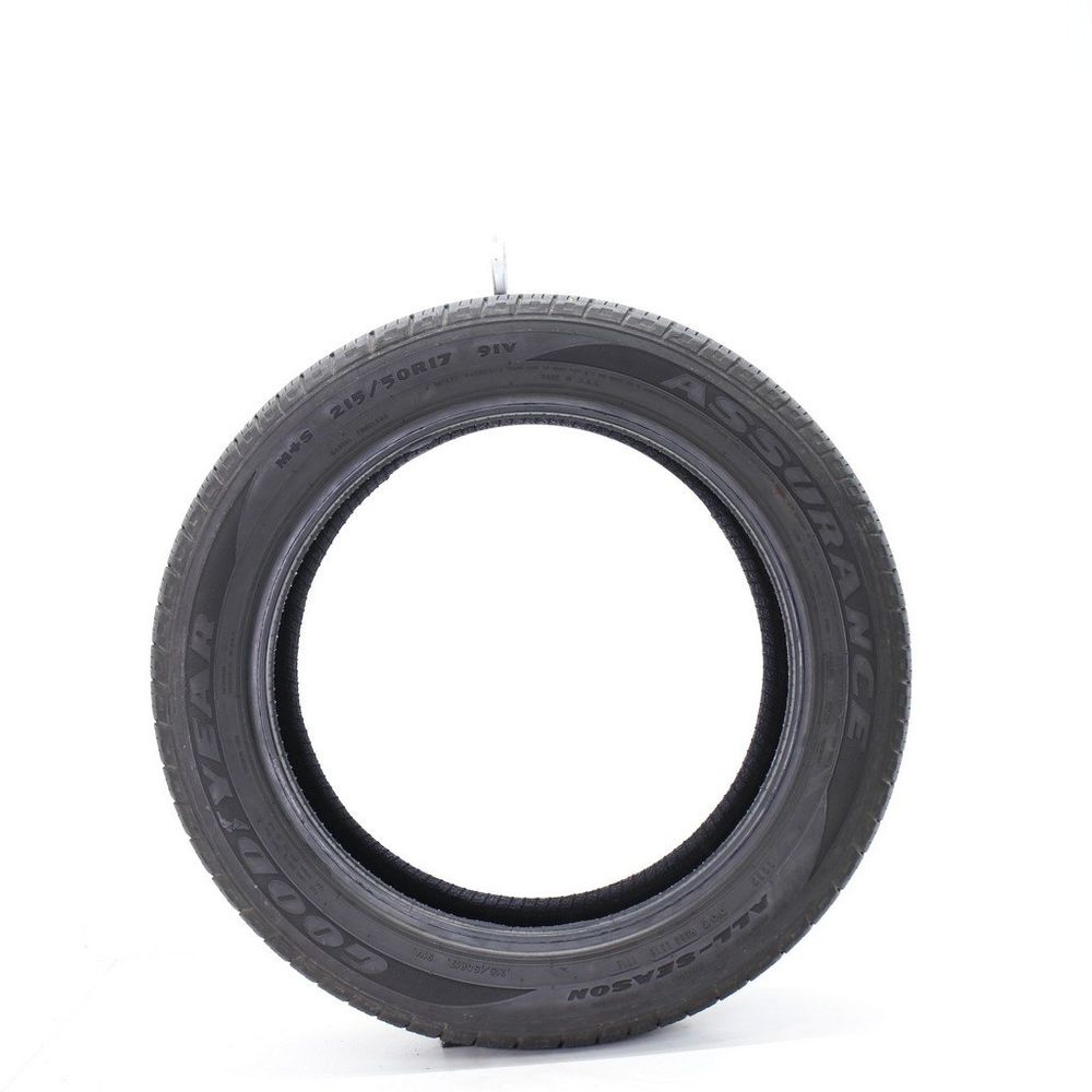 Set of (4) Used 215/50R17 Goodyear Assurance All-Season 91V - 6-7.5/32 - Image 3