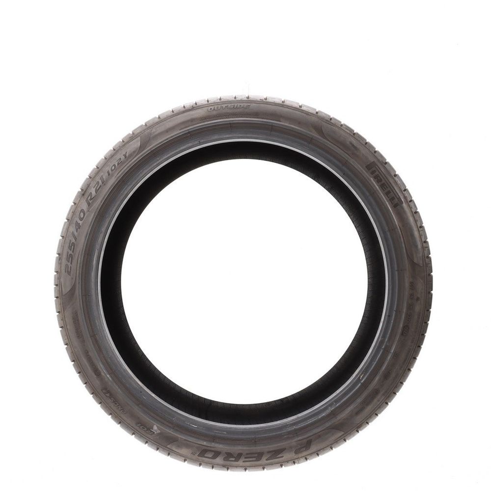 Set of (4) Used 255/40R21 Pirelli P Zero PZ4 R01 PNCS 102Y - 7.5-8/32 - Image 3