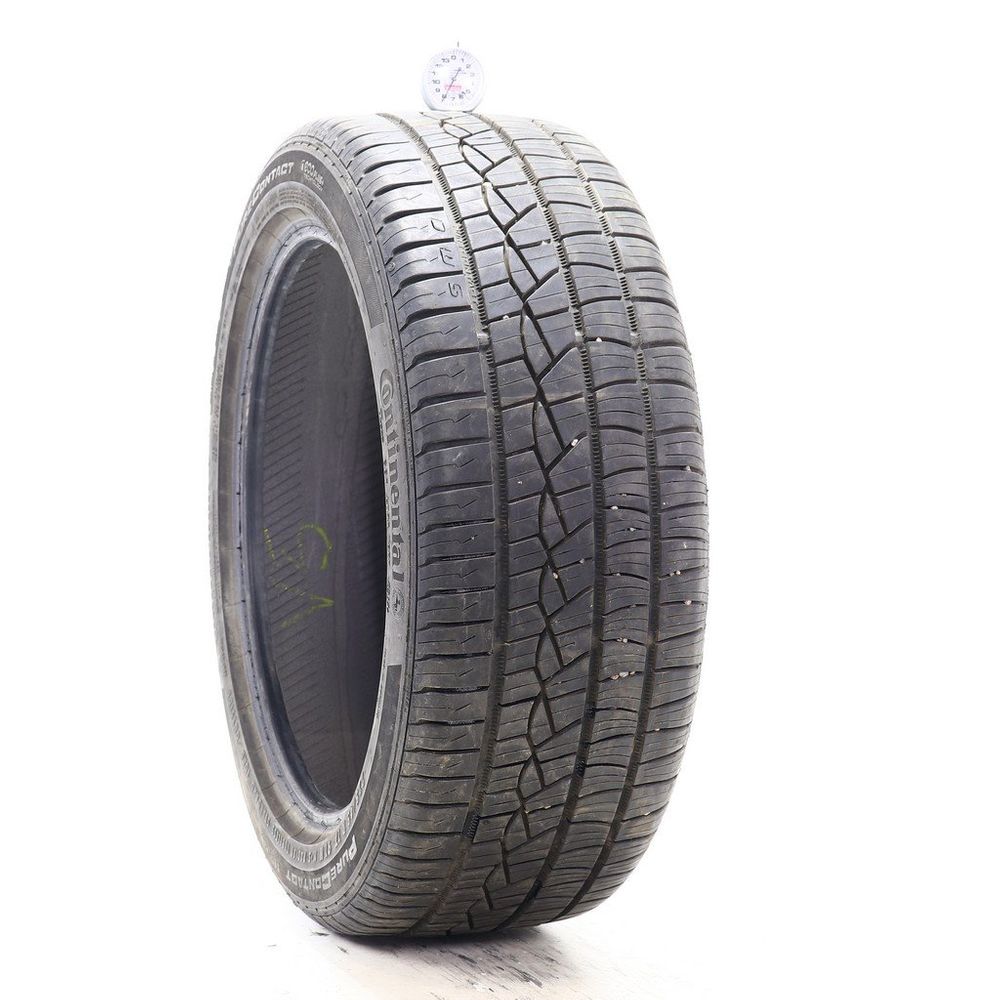 Set of (2) Used 225/45R17 Continental PureContact 91H - 8/32 - Image 1