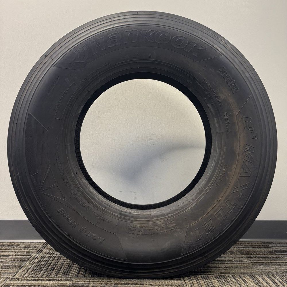 Set of (2) Driven Once 11R22.5 Hankook e3 Max TL21 Long Haul 144/142L - 11.5/32 - Image 3