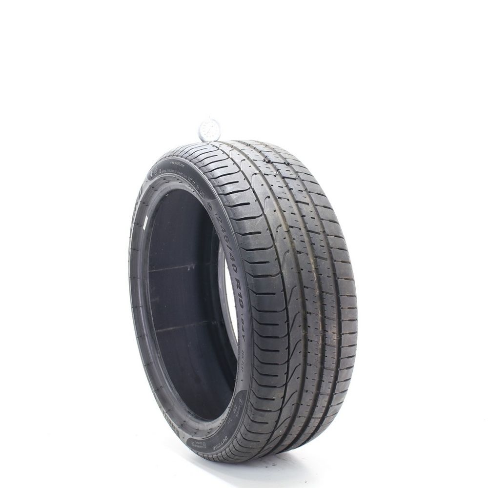 Set of (2) Used 245/40R19 Pirelli P Zero Run Flat 94Y - 7.5-8.5/32 - Image 4