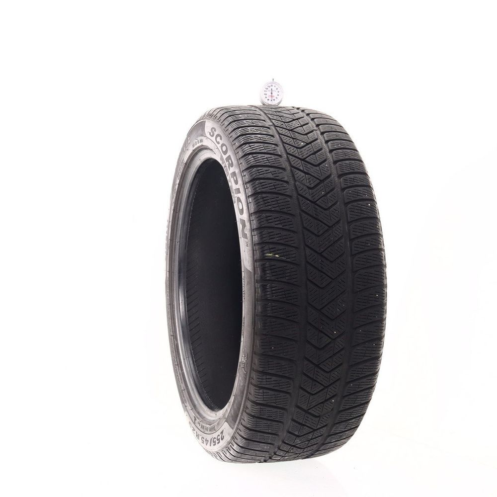 Used 255/45R20 Pirelli Scorpion Winter 105V - 6.5/32 - Image 1