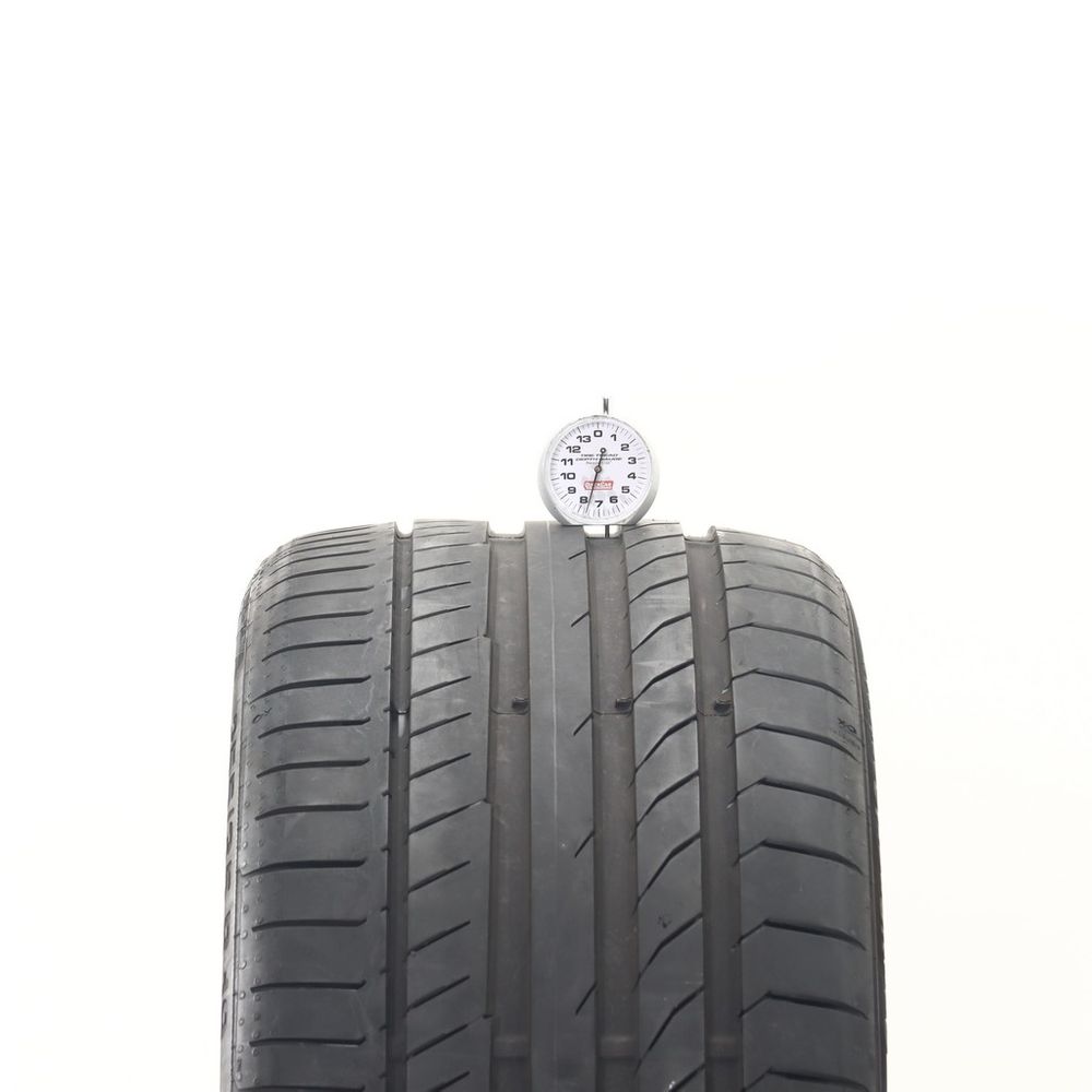 Set of (2) Used 255/35R19 Continental ContiSportContact 5P AO 96Y - 7.5-8/32 - Image 2