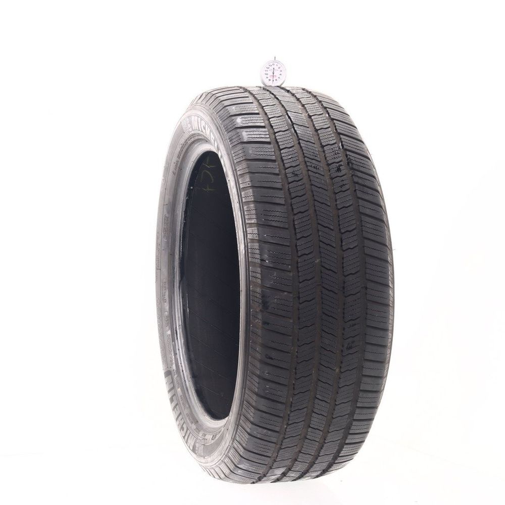 Set of (2) Used 255/50R20 Michelin Defender LTX M/S 109H - 7-8/32 - Image 1