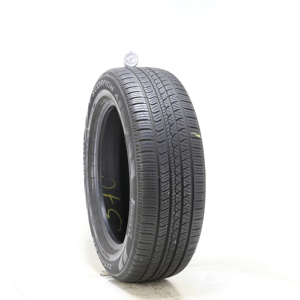 Set of (2) Used 225/60R18 Pirelli Scorpion AS Plus 3 100H - 9-9.5/32 - Image 4