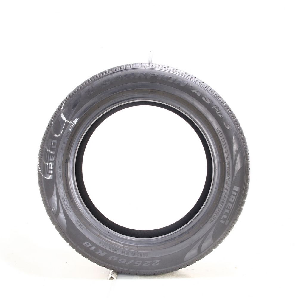 Set of (2) Used 225/60R18 Pirelli Scorpion AS Plus 3 100H - 9-9.5/32 - Image 6