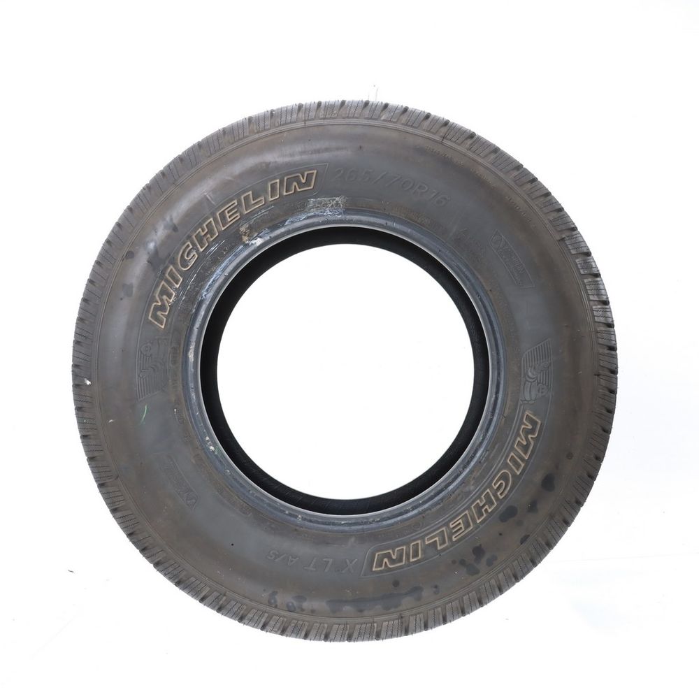 Set of (2) Used 265/70R16 Michelin X LT A/S 112T - 9-10/32 - Image 3