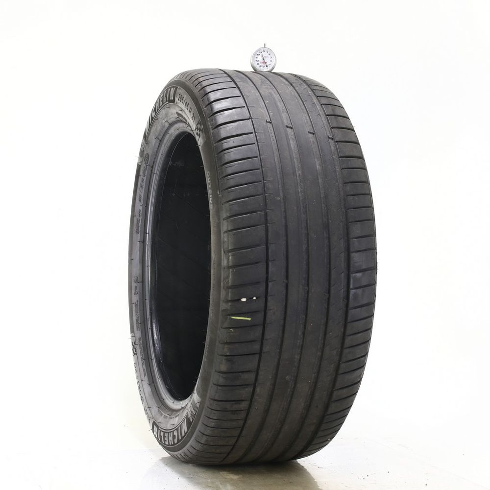 Set of (2) Used 285/45R21 Michelin Pilot Sport 4 SUV 113Y - 6-7/32 - Image 1