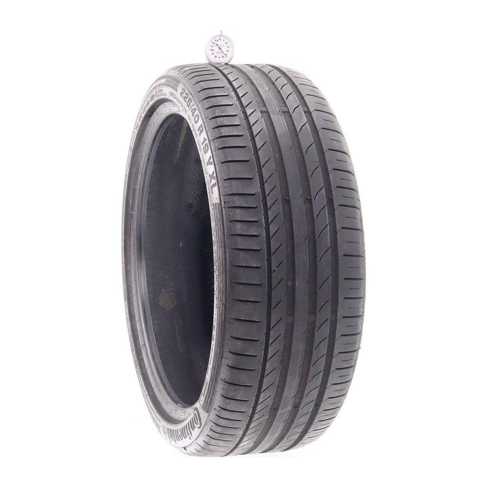 Used 225/40R19 Continental ContiSportContact 5 SSR MOE 93Y - 5/32 - Image 1